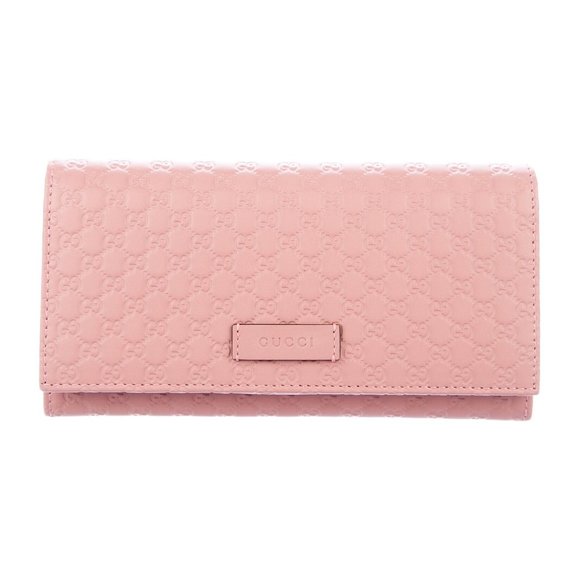 Gucci Microguccissima Continental Wallet in Pink NEW IN BOX - Picture 1 of 7